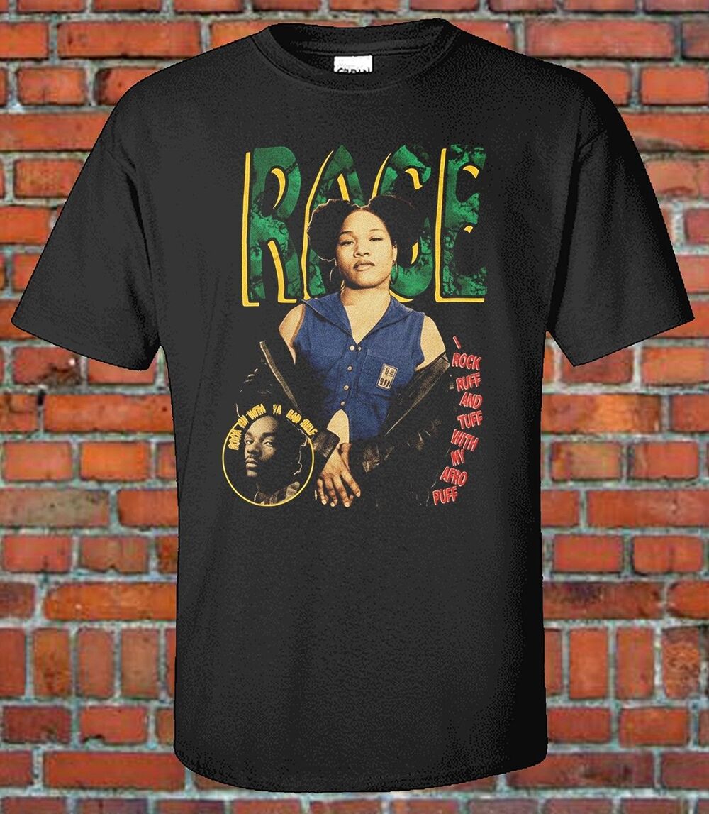Vintage Style Retro Reproduction Lady Of RAGE Hip-Hop Legend Bootleg Tee